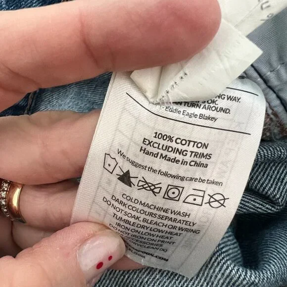 One X One Teaspoon harem style distress jeans size 24 - Picture 5 of 5